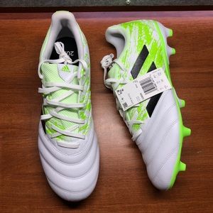 Adidas Copa 20.3 White Green US FG Men’s Soccer Cleats Size 10.5 (G28553)